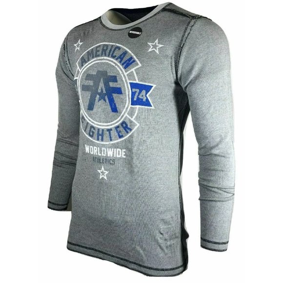 AMERICAN FIGHTER Men's REVERSIBLE THERMAL SILVER LAKE Athletic Biker - Picture 8 of 10